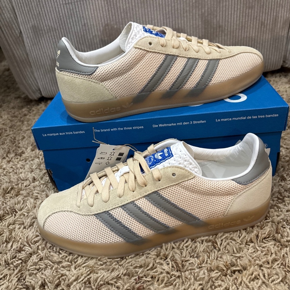 Men’s adidas Gazelle Indoor Pro Supcol Charcoal Size 9 | NWB | Women’s 10.5